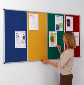 Shield Resist-A-Flame Multi-Bank Notice Boards